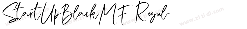 StartUpBlackMF Regul字体转换 StartUpBlackMF Regul字体转换